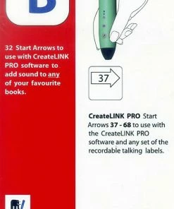 Mantra Lingua CreateLINK PRO Start Arrows, Set B, 32 Pieces