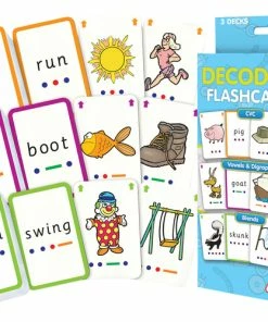 Junior Learning Decoding Flashcards, Set Of 162