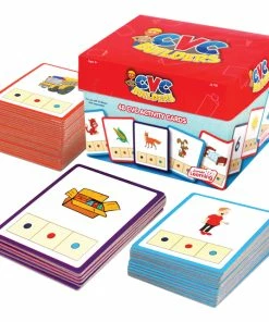 Junior Learning CVC Builders Activity Cards, Set Of 48