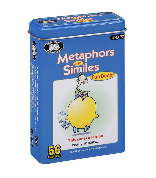 Super Duper Metaphors & Similes Fun Deck 3 Super Duper Metaphors & Similes Fun Deck