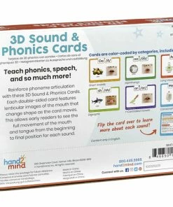Hand2Mind 3-D Sounds And Phonics Cards Set, Grades PreK To 4 -Wordly Wise 3000 Shop 2098331 B ecommfullsize