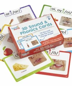Hand2Mind 3-D Sounds And Phonics Cards Set, Grades PreK To 4 -Wordly Wise 3000 Shop 2098331 E ecommfullsize