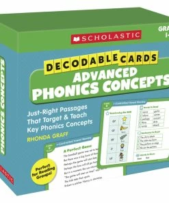 Scholastic Cards Decodable Advanced Phonics Concepts, Grades 1-3