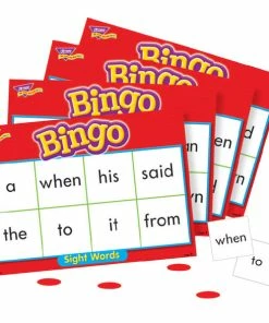 TREND Enterprises, Inc. Trend Enterprises Sight Words Bingo - Set Of 46 Words And 36 Playing Cards