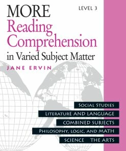Readng Comp, Erc Mrc MORE Reading Comprehension, Workbook, Level 3