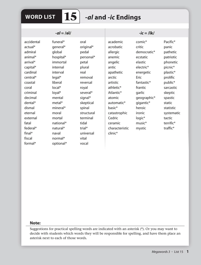 Megawords Book 3, Teacher's Guide 3 Megawords Book 3, Teacher's Guide