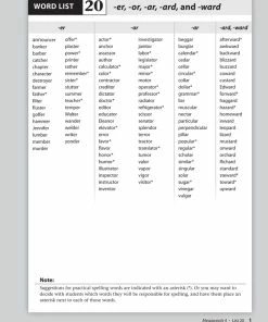 Megawords Book 4, Teacher's Guide