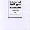 Ridgewood Analogies, Book 3, Answer Key