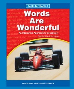 Words Are Wonderful, Book 3, Test