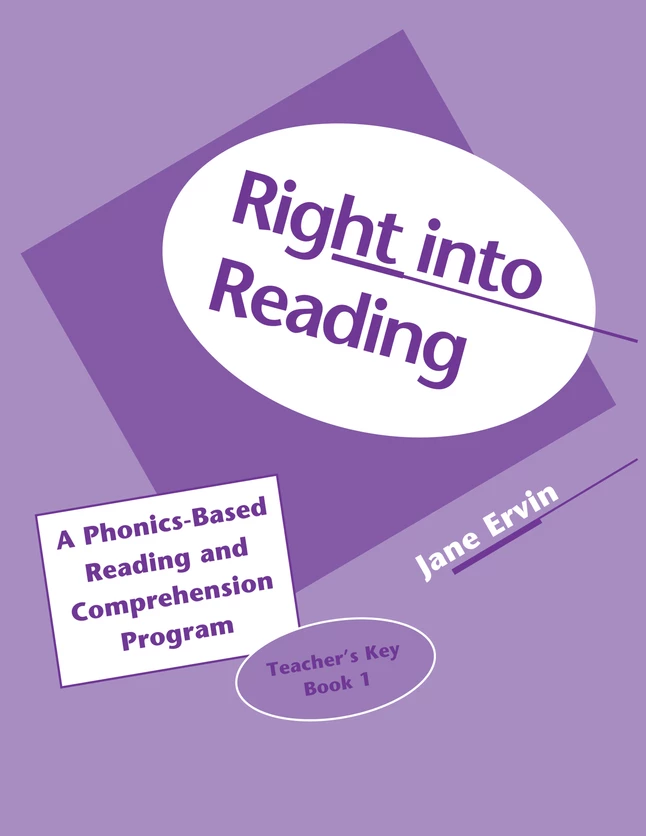 Right Into Reading, Book 1, Answer Key 3 Right Into Reading, Book 1, Answer Key