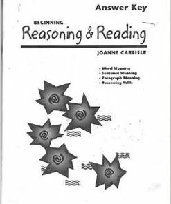 Reasoning & Rdng New Beginning Reasoning And Reading, Teacher's Guide