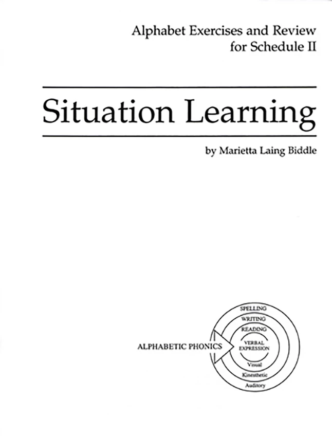 Alphabetic Phonics Situation Learning Exercises And Review For Schedule II, Student Book 4 Alphabetic Phonics Situation Learning Exercises And Review For Schedule II, Student Book - Image 2