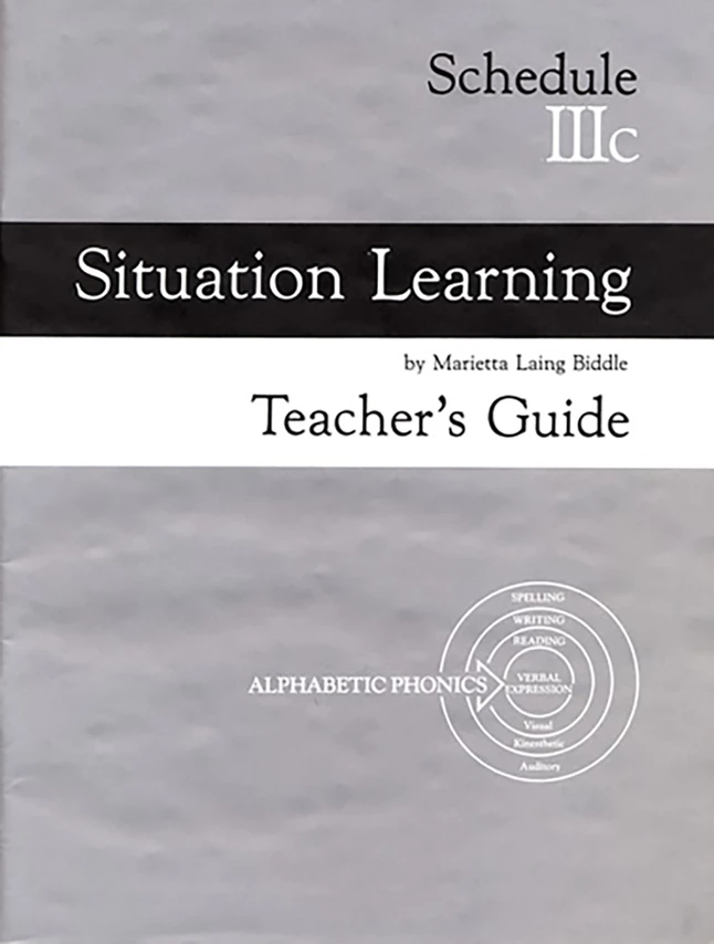 Alphabetic Phonics Situation Learning Teacher's Guide, Schedule IIIc 4 Alphabetic Phonics Situation Learning Teacher's Guide, Schedule IIIc - Image 2